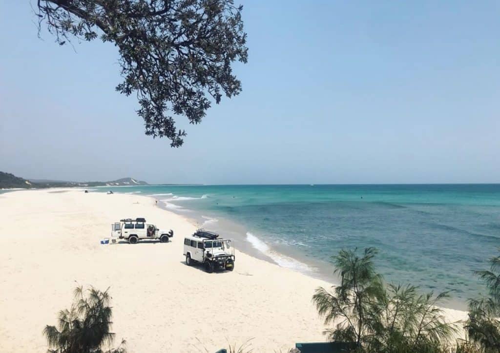 North-west camping zone Moreton Island