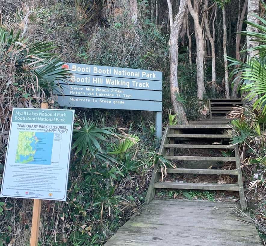 Booti Booti National Park Camping - wallis lake walking track