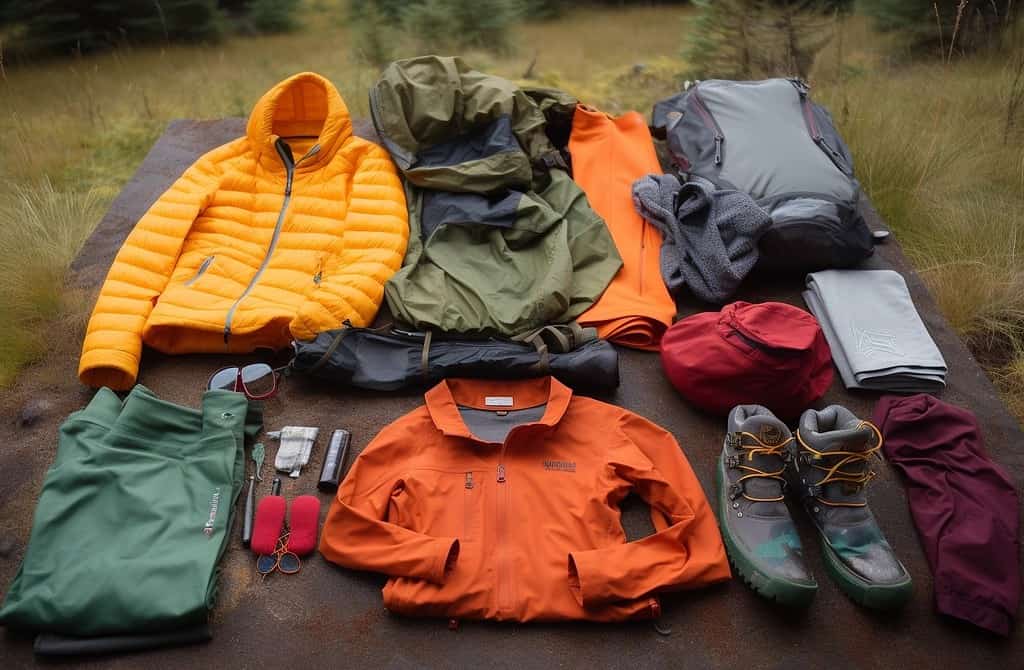 camping trip clothing checklist